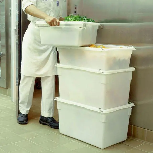 Alt view image 7 of 8 - RUBBERMAID FG350000WHT Box, Food/Tote