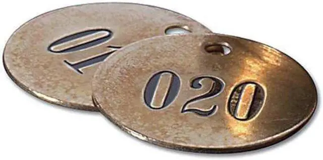 Alt view image 3 of 4 - C.H. HANSON 40004 Nbr Tag,1 x 1 In,26-50