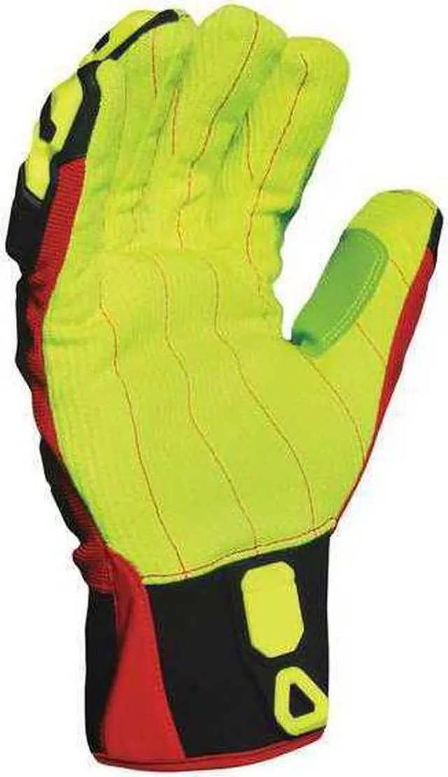Alt view image 3 of 3 - IRONCLAD PERFORMANCE WEAR INDI-CCP-07-XXXL Impact Gloves,Slip On,Corded