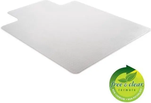 Alt view image 7 of 7 - ZORO SELECT 29PL63 Chair Mat,Traditional Lip,45 x 53 In.