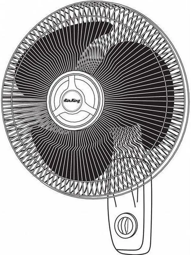Alt view image 16 of 20 - Wall Mount Fan, 940/800/700 cfm, 12 in.