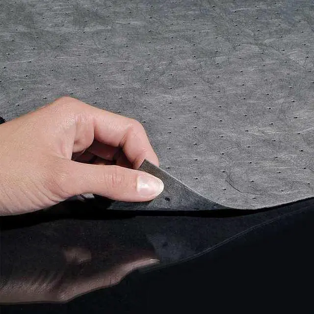 Alt view image 2 of 3 - PIG MAT172 Sorbent Pad, 5 gal, 15 in x 20 in, Universal, Gray, Polypropylene
