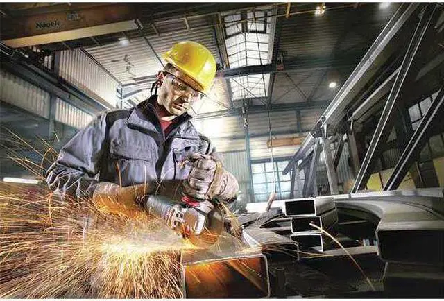 Alt view image 8 of 8 - METABO WEP 15-150 QUICK Angle Grinder,6",13 A,9600 RPM,120VAC