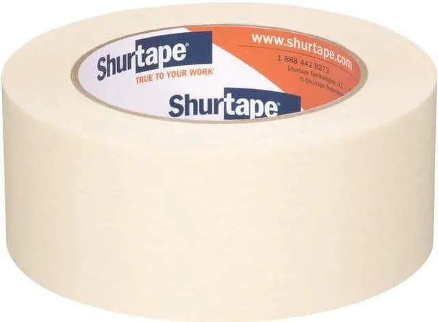 Alt view image 6 of 11 - Shurtape CP-105 General-Purpose Grade Crepe Paper Masking Tape: 1 in x 60 yds. (Natural) - OEM
