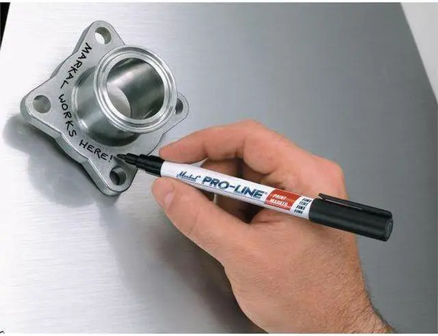 Alt view image 3 of 3 - MARKAL 96873 Paint Marker, Fine Tip, Black Color Family, Paint