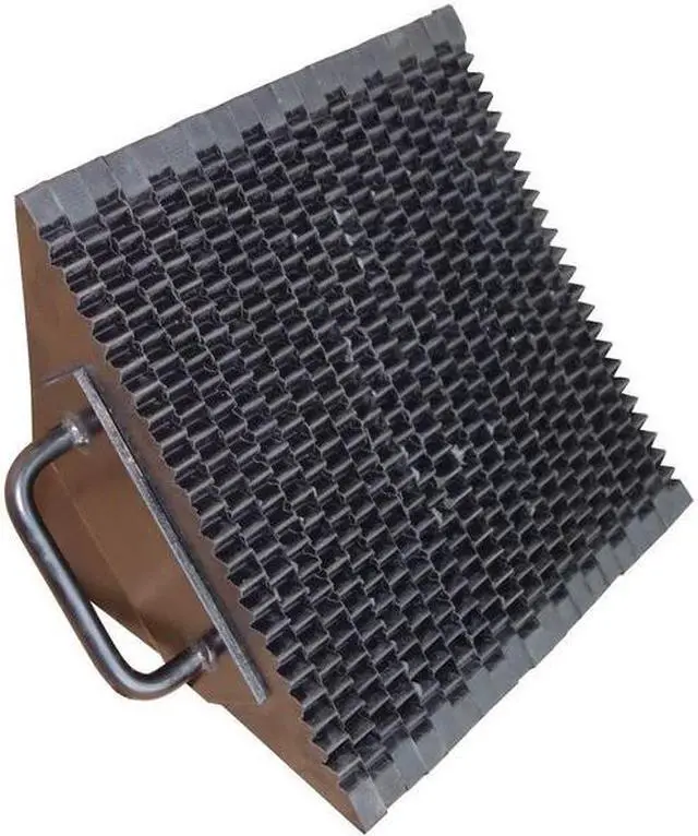 Alt view image 3 of 4 - ZORO SELECT 3KR79 Wheel Chock, Single, Laminated Rubber, 10 in L, 10 1/2 in W,