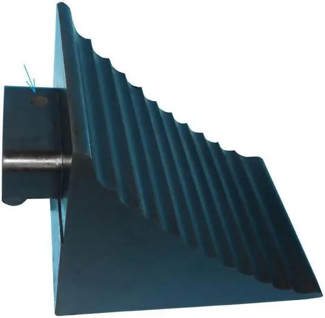 Alt view image 3 of 3 - ZORO SELECT 1GUL2 Wheel Chock,7 1/4 In W x 9 3/8 InH,Black