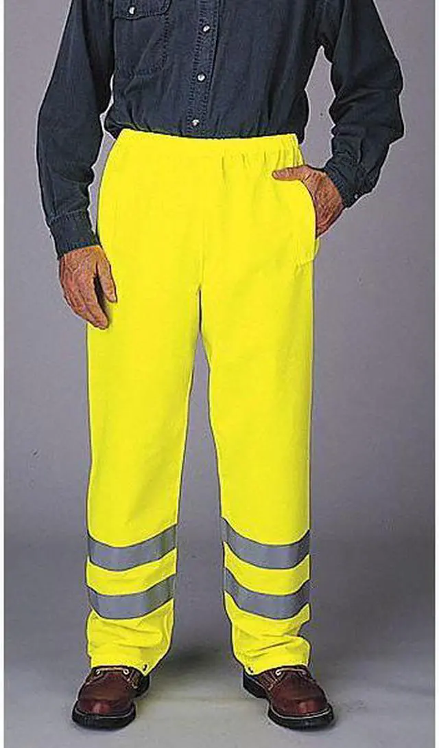 Alt view image 3 of 4 - OCCUNOMIX LUX-TENBR-YS Breathable Pants,High Visibility Yellow,Size 28
