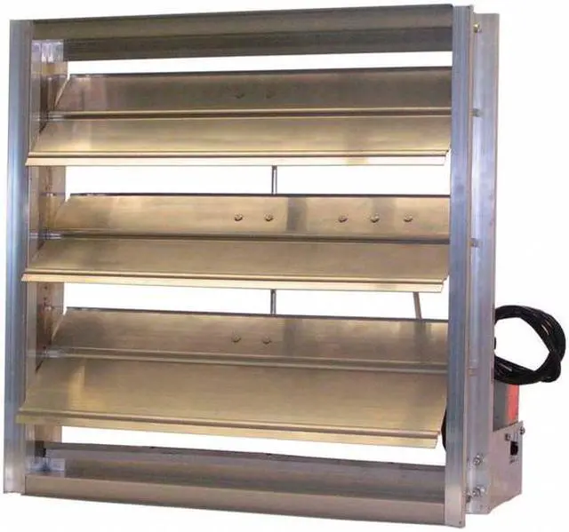 Alt view image 3 of 3 - VC Damper, 100-240 V, 36 In Sq, Aluminum