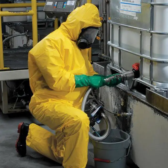 Alt view image 5 of 6 - KLEENGUARD 00683 Disposable Coverall, Hooded, L, KleenGuard(TM) A70, Zipper,
