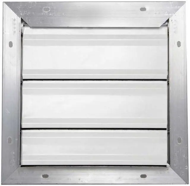 Alt view image 4 of 5 - DAYTON 3C309 30 in 33"H-W 5.75"L Aluminum Backdraft Damper, 30-1/2 in x 30-1/2