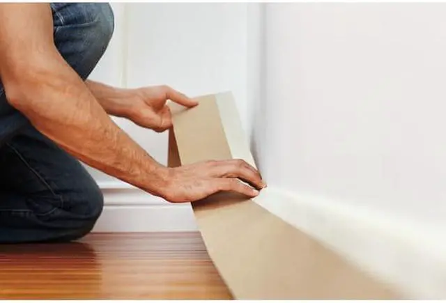 Alt view image 5 of 10 - Shurtape CP 66 Contractor Grade, High Adhesion Masking Tape, 18mm x 55m, Natural, 1 Roll 100778