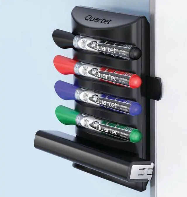 Alt view image 11 of 16 - Quartet 85377 Prestige 2 Connects Marker Caddy, 4 Chisel-Tip Markers, Assorted, 1 Each