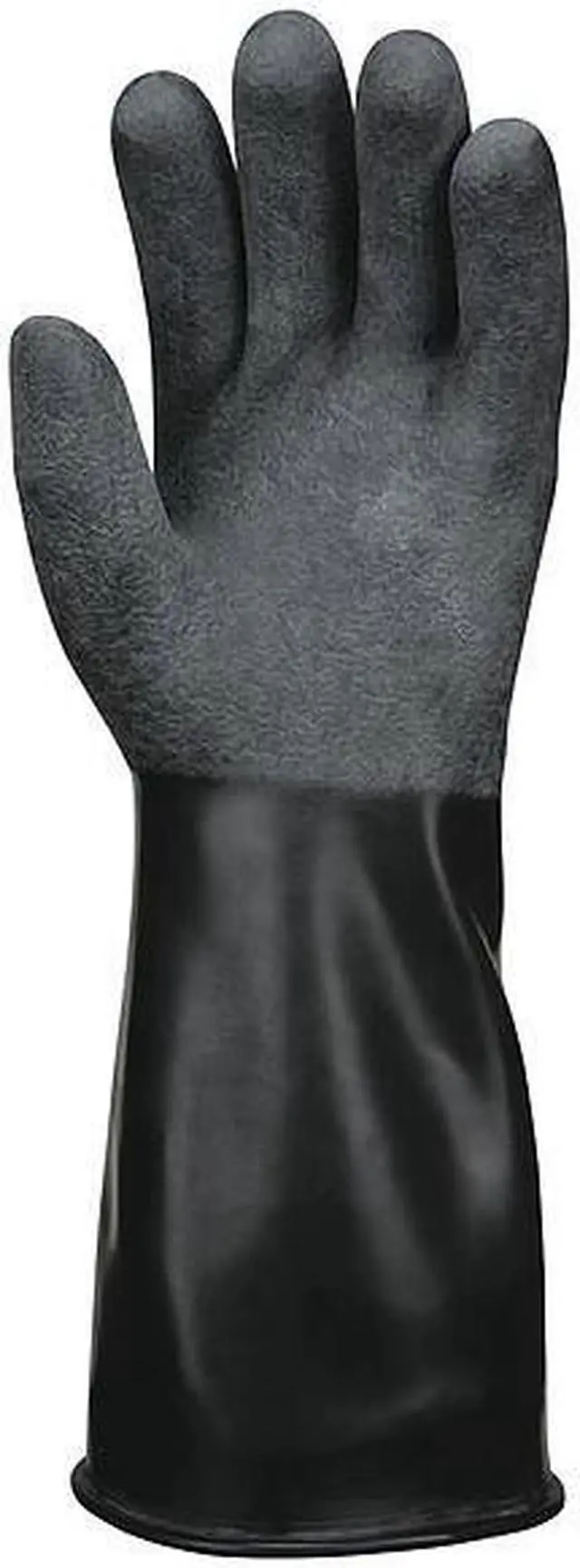 Alt view image 3 of 3 - MCR SAFETY CP25RXL Chemical Resistant Glove,XL,Black,PR