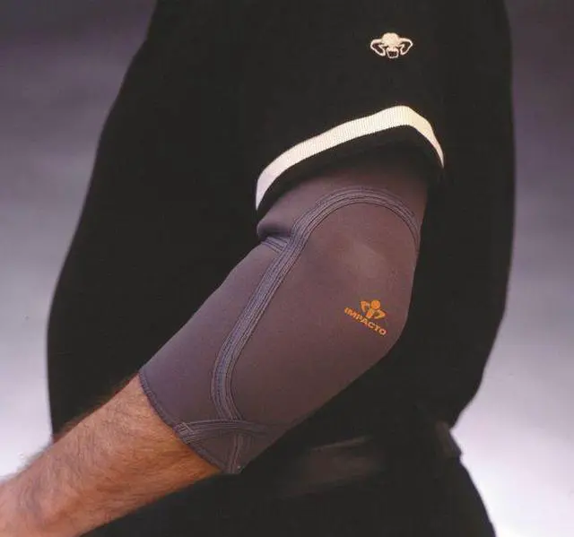 Alt view image 5 of 6 - IMPACTO TS212XL Elbow Sleeve,Layered Rubber,Black,XL