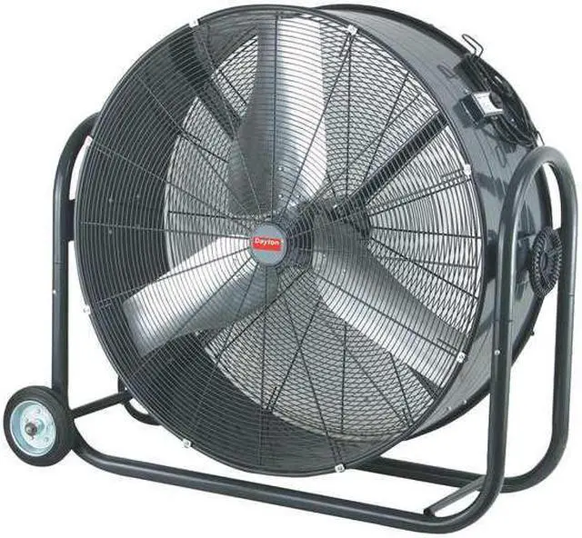 Alt view image 7 of 7 - DAYTON 1YNW5 Standard Duty Industrial Fan, 36 in Blade Dia, Non-Oscillating,