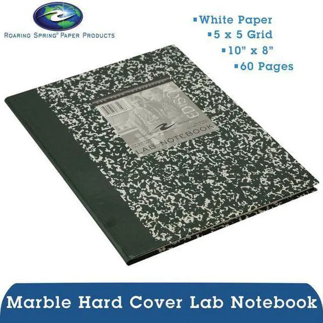 Alt view image 11 of 12 - ROARING SPRING 77108 Lab Notebook,8 in. x 10 in.,Green