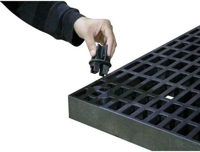 Alt view image 6 of 7 - STRUCTURAL PLASTICS S3624B Freestanding Plastic Shelving, Open Style, 24 in D,