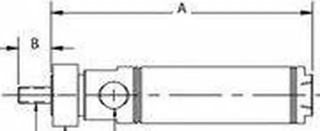 Alt view image 3 of 3 - Air Cyl, 1-1/2 In Bore, 2 In Stroke