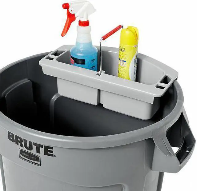 Alt view image 7 of 7 - RUBBERMAID COMMERCIAL FG264900GRAY Caddy,Gray,Polyethylene