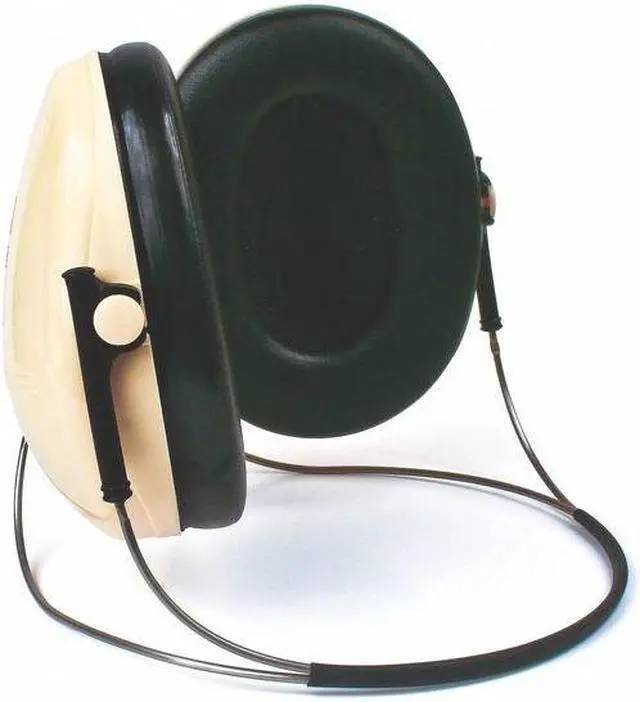 Alt view image 5 of 8 - 3M 08062 Ear Muff,21dB,Behind-the-Head,Bk/Beige