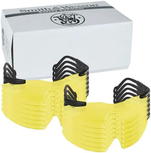Alt view image 6 of 10 - SMITH & WESSON 19826 Magnum 3G, Safety Glasses Anti-Scratch, Amber Lens,