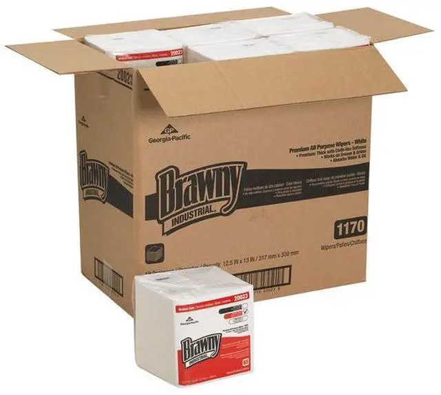 Alt view image 7 of 9 - GEORGIA-PACIFIC 20023 Disposable Wipes, 13" x 12-1/2", 18 Pack, 65 Sheets/ Pack