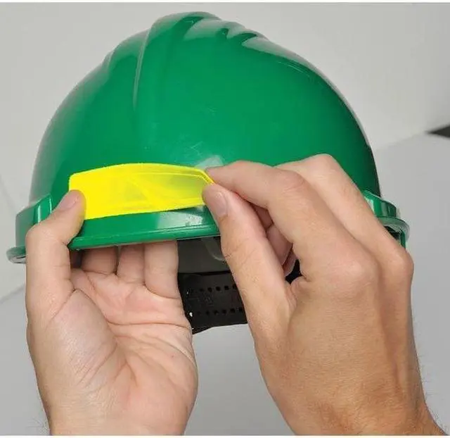 Alt view image 8 of 8 - ACCUFORM LHR104GNYL HardHatLabel,Vinyl,Rectangle,Green,PK16