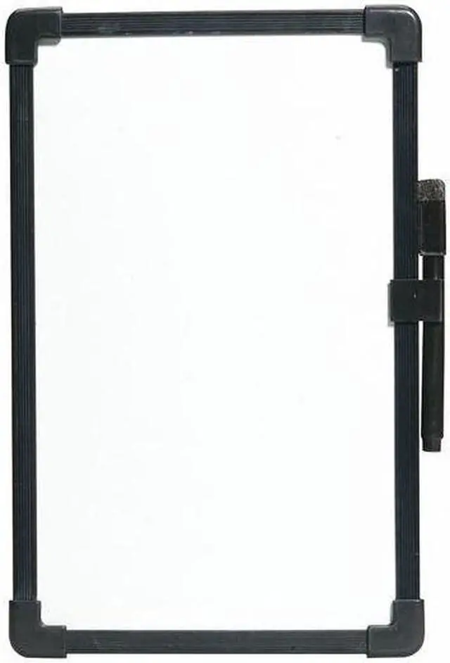 Alt view image 2 of 2 - ZORO SELECT UVVM1117 Dry Erase Board, Melamine, 11 in, 17 in, Vinyl Frame,