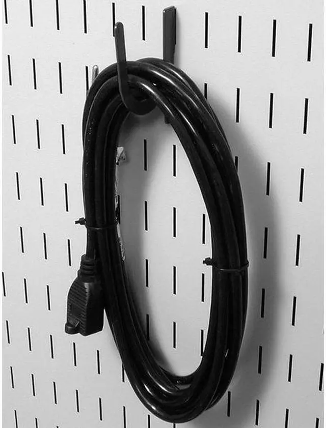 Alt view image 3 of 4 - WALL CONTROL 35-K-BASBK Slotted Tool Board Hook Kit,13 Piece,Blk