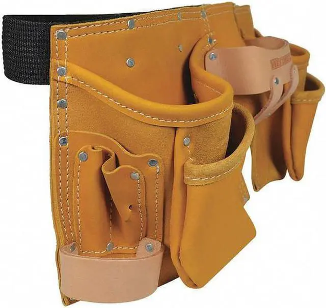 Alt view image 5 of 5 - Carpenters Apron w/Belt, 12 Pkt, To 50 In