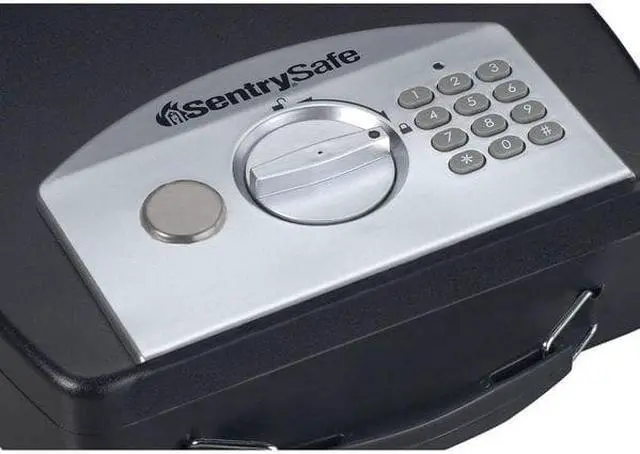 Alt view image 11 of 11 - Compact Safe Black Electronic Lock