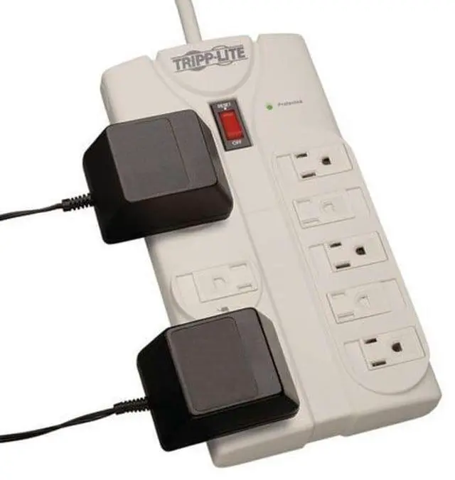 Alt view image 16 of 20 - Tripp Lite TLP825 8 Outlets 1440 Joules 25' Cord Protect It! Surge Suppressor