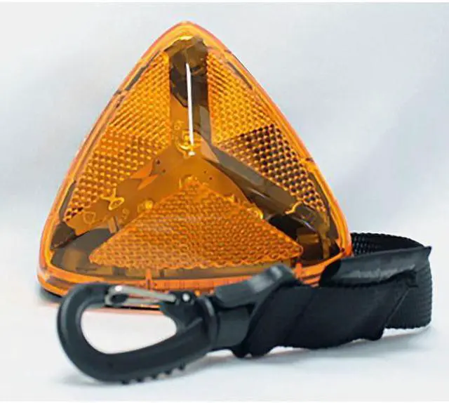 Alt view image 4 of 5 - K&E SAFETY M25-A Warning Light,Amber,LED,2 AA Batteries