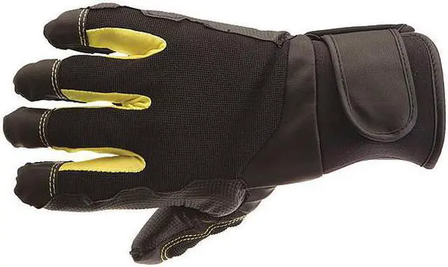 Alt view image 3 of 3 - Impacto Protective Products AV759040 Anti-Vibration Mechanics style Glove, Black - Large