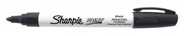 Alt view image 5 of 6 - Sharpie Permanent Paint Marker Medium Point Black 35549