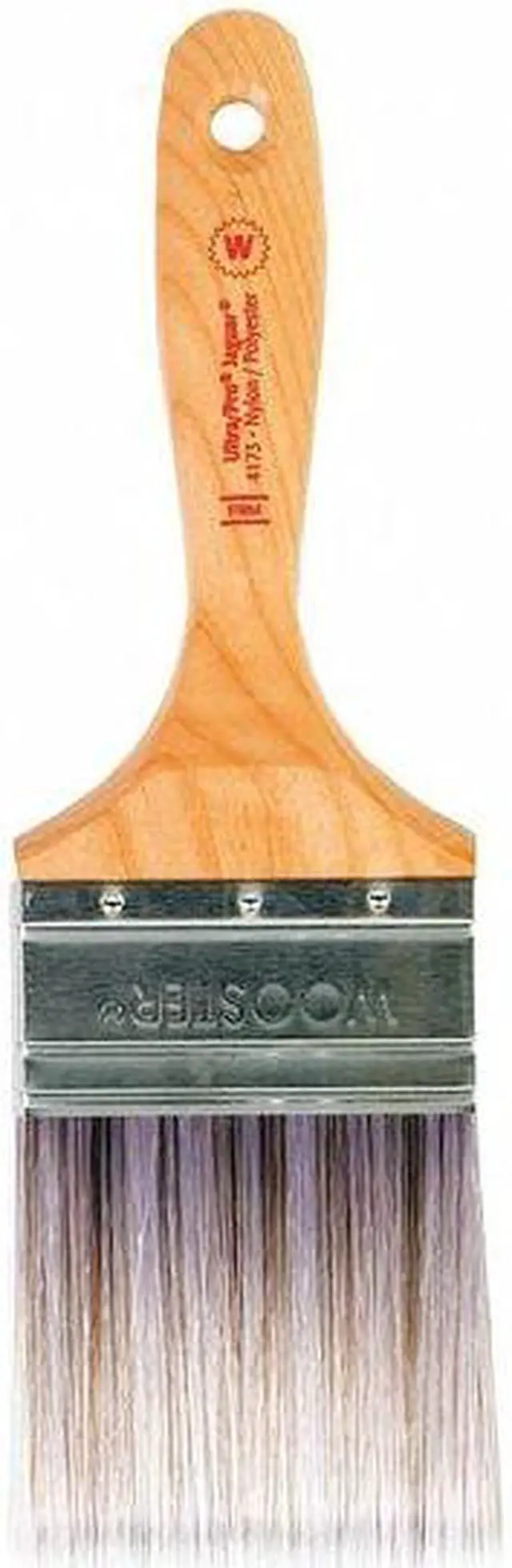 Alt view image 6 of 8 - WOOSTER 4173-3 3" Wall Firm, Nylon/Polyester Bristle, Paint Brush, Wood Handle