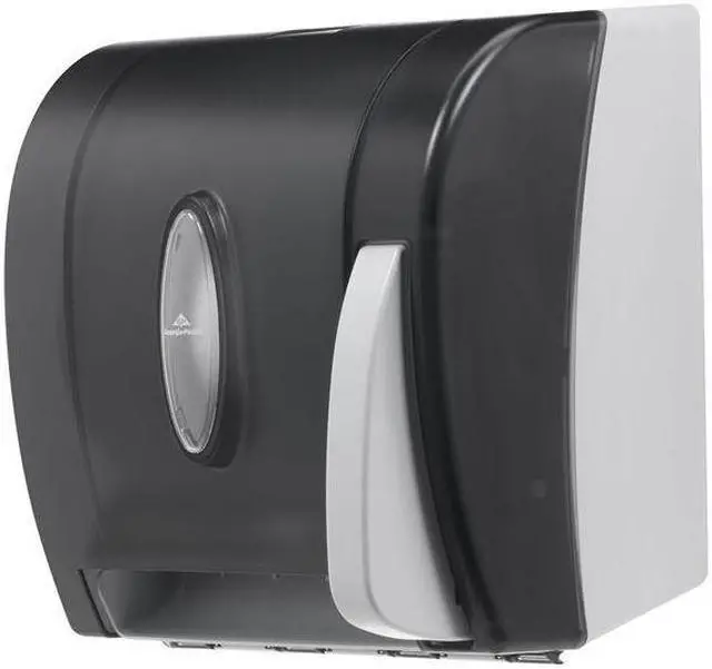 Alt view image 10 of 11 - GEORGIA-PACIFIC 54338A Vista® 14-1/4"H x 12-3/4"W, Push Lever Dispenser, Smoke