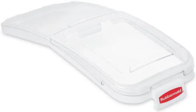 Alt view image 5 of 9 - Rubbermaid 29" x 12-1/8" x 2" Polypropylene Storage Bin Lid, White FG9F7700CLR
