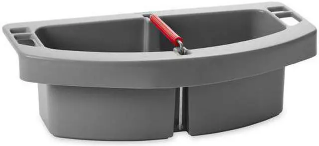 Alt view image 4 of 7 - RUBBERMAID COMMERCIAL FG264900GRAY Caddy,Gray,Polyethylene