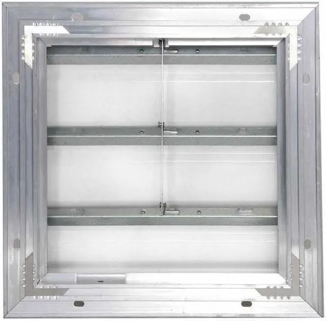 Alt view image 5 of 5 - DAYTON 3C309 30 in 33"H-W 5.75"L Aluminum Backdraft Damper, 30-1/2 in x 30-1/2