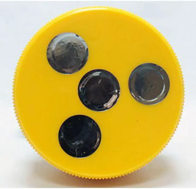 Alt view image 3 of 3 - K&E SAFETY M8-LED A Safety Light,Amber,LED,2 D Batteries