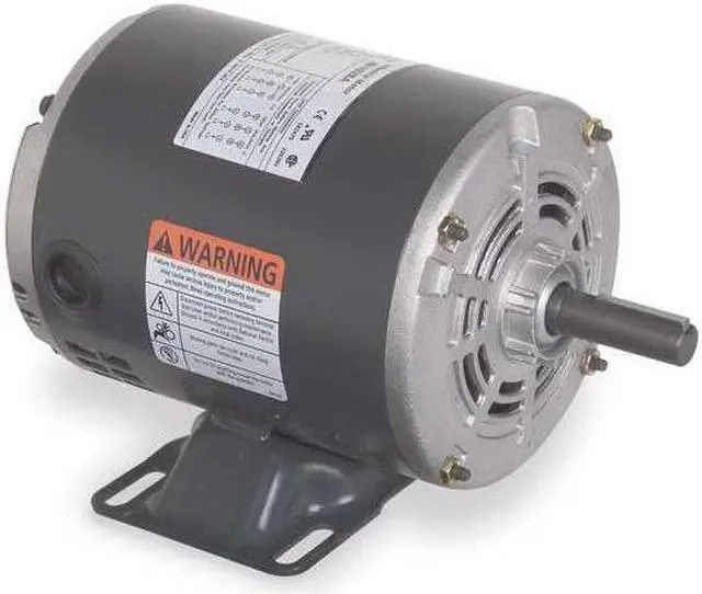 Alt view image 2 of 6 - DAYTON 103818.00 Three-Phase General Purpose Motor, 1/3 HP, 48 Frame, 230/460V