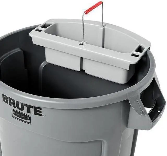 Alt view image 5 of 7 - RUBBERMAID COMMERCIAL FG264900GRAY Caddy,Gray,Polyethylene