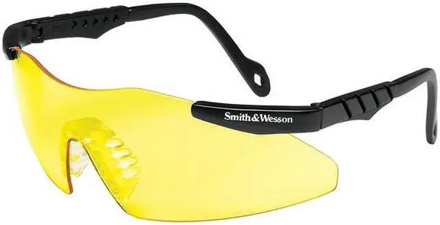 Alt view image 5 of 10 - SMITH & WESSON 19826 Magnum 3G, Safety Glasses Anti-Scratch, Amber Lens,