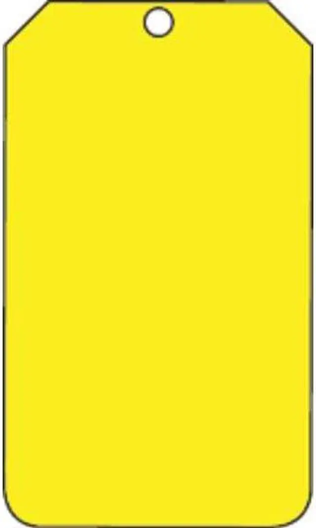 Alt view image 5 of 6 - ACCUFORM TSS102PTP Caut Tag,5-7/8 x 3-3/8 In,Bk/Yel,PK25