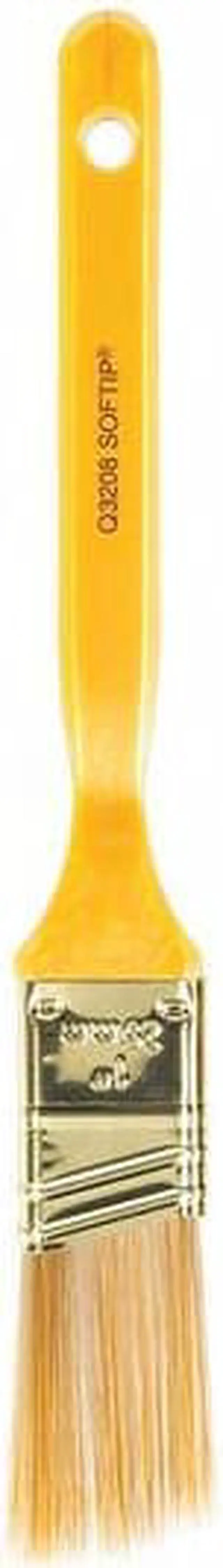 Alt view image 4 of 5 - WOOSTER Q3208-1 1" Angle Sash Paint Brush, Nylon/Polyester Bristle, Plastic