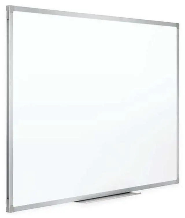 Alt view image 8 of 20 - Mead Dry-erase Board w/Marker Tray, Aluminum - MEA85358