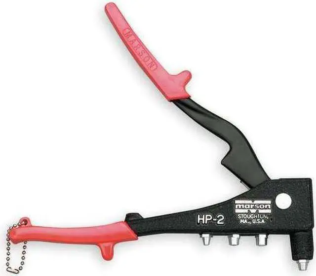 Alt view image 3 of 3 - MARSON HP-2 Riveter, Deluxe, 3/32, 1/8, 5/32, 3/16 In, Interchangeable