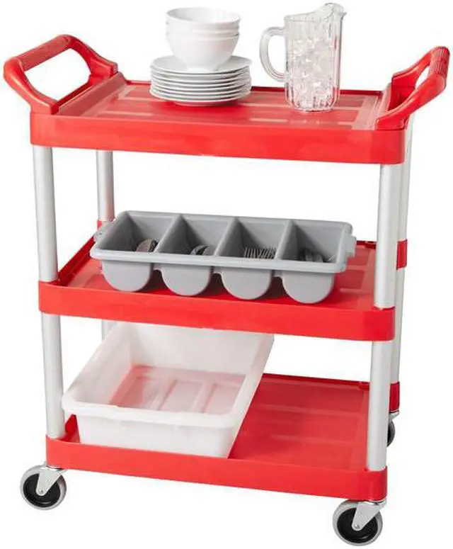 Alt view image 4 of 4 - RUBBERMAID FG336200GRAY Cutlery Bin, 4 Compartment